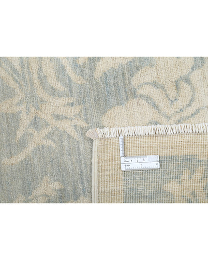 Artemix 8' 1" X 9' 9" Hand Knotted Wool Rug 8' 1" X 9' 9" (246 X 297) / Grey / Wool