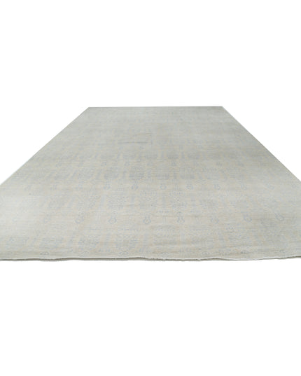 Artemix 12' 5" X 17' 8" Hand Knotted Wool Rug 12' 5" X 17' 8" (379 X 539) / Beige / Wool