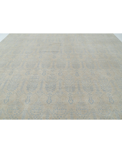 Artemix 12' 5" X 17' 8" Hand Knotted Wool Rug 12' 5" X 17' 8" (379 X 539) / Beige / Wool