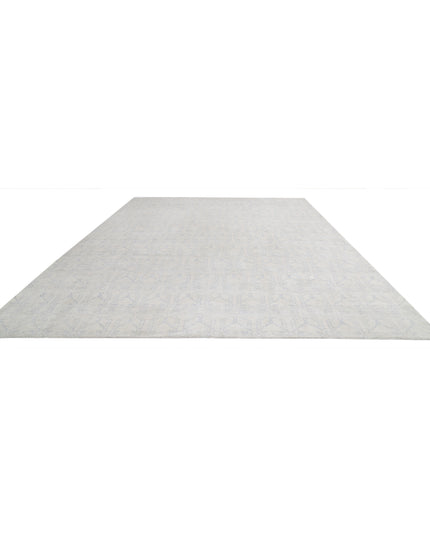 Artemix 12' 11" X 17' 2" Hand Knotted Wool Rug 12' 11" X 17' 2" (394 X 523) / Ivory / Wool