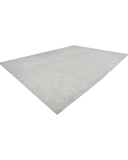 Artemix 12' 11" X 17' 2" Hand Knotted Wool Rug 12' 11" X 17' 2" (394 X 523) / Ivory / Wool