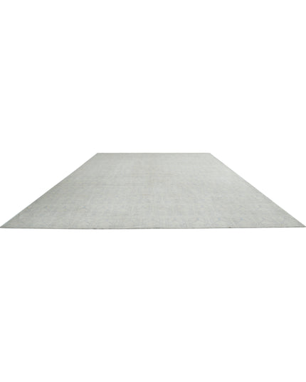 Artemix 12' 11" X 17' 2" Hand Knotted Wool Rug 12' 11" X 17' 2" (394 X 523) / Ivory / Wool