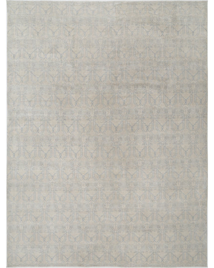 Artemix 12' 11" X 17' 2" Hand Knotted Wool Rug 12' 11" X 17' 2" (394 X 523) / Ivory / Wool