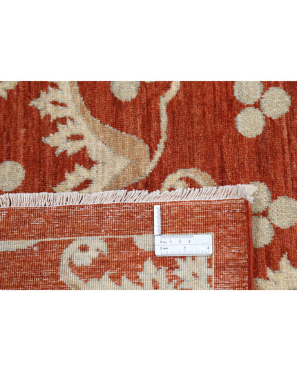 Artemix 9' 8" X 13' 3" Hand Knotted Wool Rug 9' 8" X 13' 3" (295 X 404) / Rust / Wool