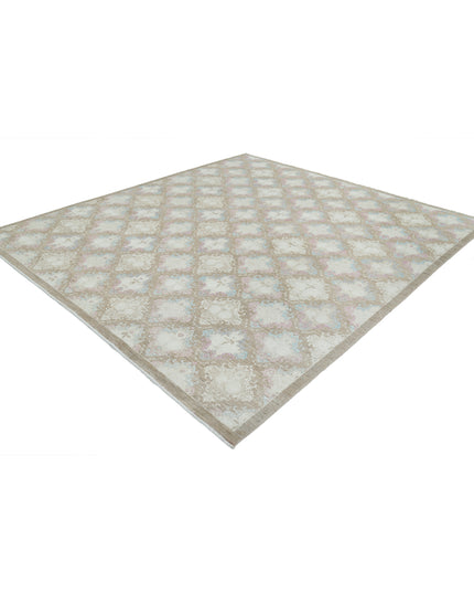 Artemix 8' 0" X 8' 9" Hand Knotted Wool Rug 8' 0" X 8' 9" (244 X 267) / Brown / Wool