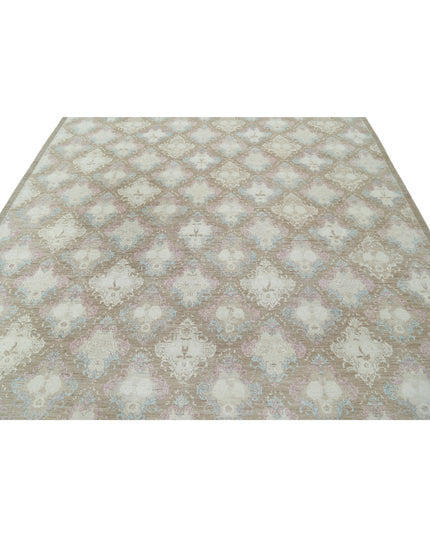 Artemix 8' 0" X 8' 9" Hand Knotted Wool Rug 8' 0" X 8' 9" (244 X 267) / Brown / Wool