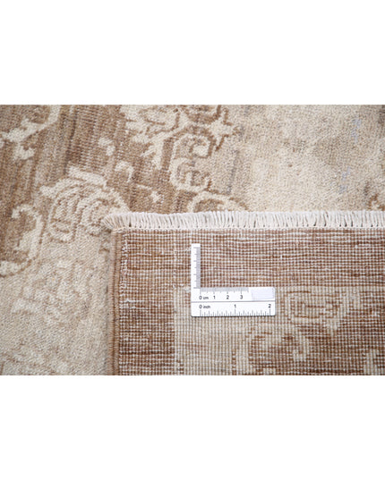 Artemix 8' 0" X 8' 9" Hand Knotted Wool Rug 8' 0" X 8' 9" (244 X 267) / Brown / Wool