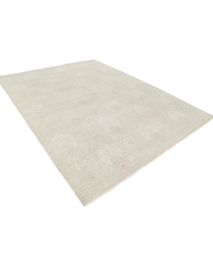 Artemix 8' 5" X 11' 1" Hand Knotted Wool Rug 8' 5" X 11' 1" (257 X 338) / Taupe / Wool
