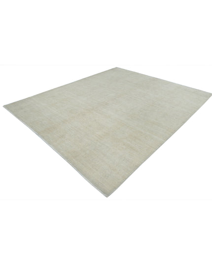 Artemix 8' 0" X 9' 6" Hand Knotted Wool Rug 8' 0" X 9' 6" (244 X 290) / Grey / Wool