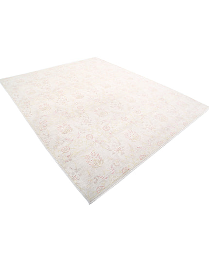 Artemix 8' 1" X 9' 11" Hand Knotted Wool Rug 8' 1" X 9' 11" (246 X 302) / Ivory / Wool