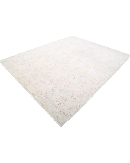 Artemix 8' 1" X 9' 11" Hand Knotted Wool Rug 8' 1" X 9' 11" (246 X 302) / Ivory / Wool