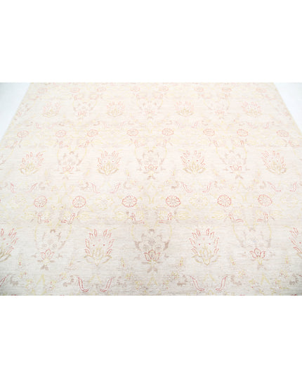 Artemix 8' 1" X 9' 11" Hand Knotted Wool Rug 8' 1" X 9' 11" (246 X 302) / Ivory / Wool
