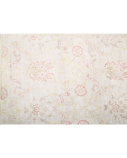 Artemix 8' 1" X 9' 11" Hand Knotted Wool Rug 8' 1" X 9' 11" (246 X 302) / Ivory / Wool