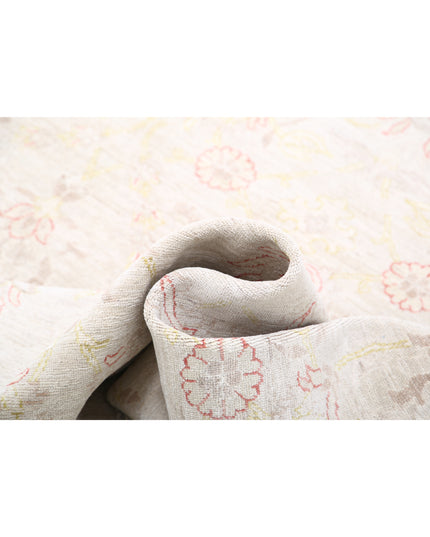 Artemix 8' 1" X 9' 11" Hand Knotted Wool Rug 8' 1" X 9' 11" (246 X 302) / Ivory / Wool