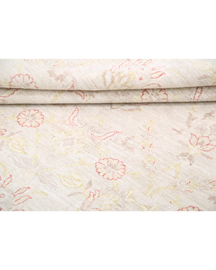 Artemix 8' 1" X 9' 11" Hand Knotted Wool Rug 8' 1" X 9' 11" (246 X 302) / Ivory / Wool