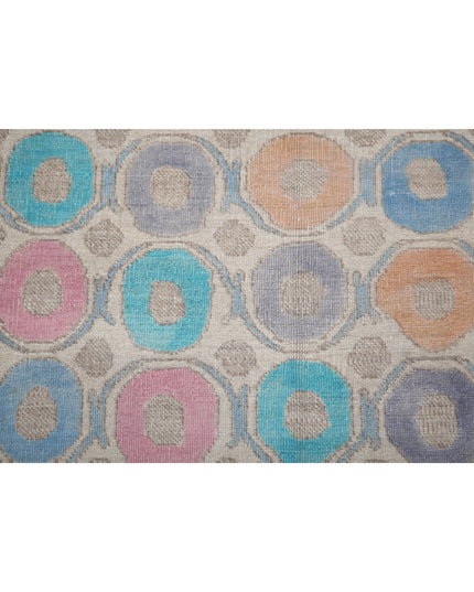 Artemix 4' 3" X 14' 0" Hand Knotted Wool Rug 4' 3" X 14' 0" (130 X 427) / Ivory / Wool