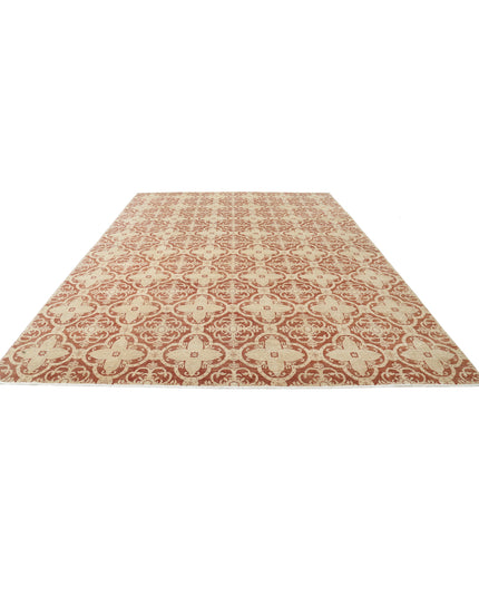 Artemix 10' 0" X 14' 1" Hand Knotted Wool Rug 10' 0" X 14' 1" (305 X 429) / Rust / Wool