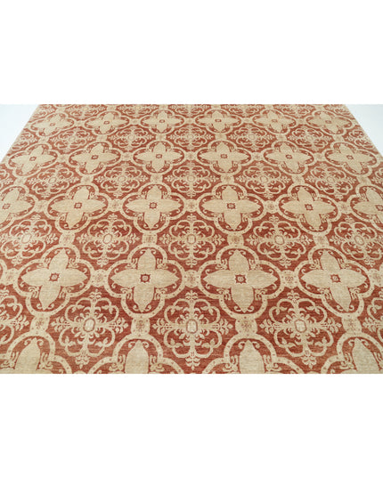 Artemix 10' 0" X 14' 1" Hand Knotted Wool Rug 10' 0" X 14' 1" (305 X 429) / Rust / Wool