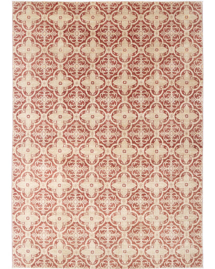 Artemix 10' 0" X 14' 1" Hand Knotted Wool Rug 10' 0" X 14' 1" (305 X 429) / Rust / Wool
