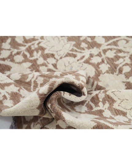 Artemix 9' 1" X 12' 0" Hand Knotted Wool Rug 9' 1" X 12' 0" (277 X 366) / Brown / Wool