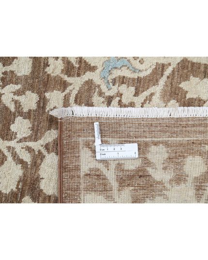 Artemix 9' 1" X 12' 0" Hand Knotted Wool Rug 9' 1" X 12' 0" (277 X 366) / Brown / Wool