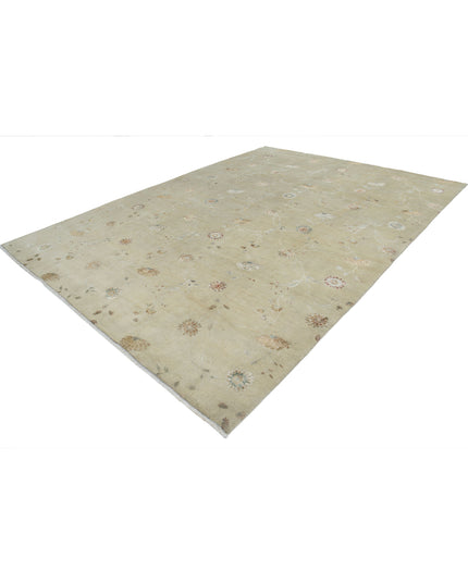 Artemix 8' 9" X 11' 10" Hand Knotted Wool & Silk Rug 8' 9" X 11' 10" (267 X 361) / Ivory / Wool & Silk