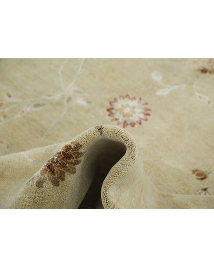 Artemix 8' 9" X 11' 10" Hand Knotted Wool & Silk Rug 8' 9" X 11' 10" (267 X 361) / Ivory / Wool & Silk