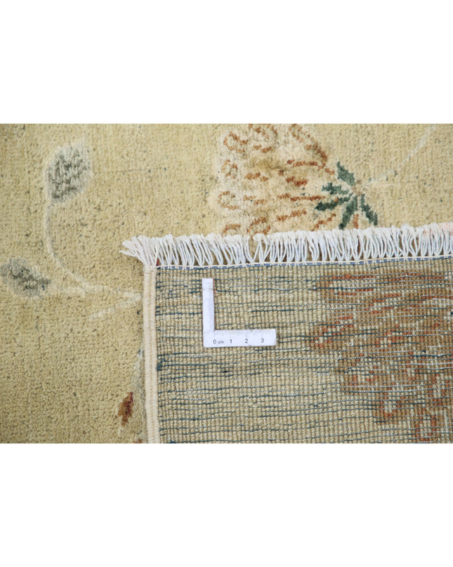 Artemix 8' 9" X 11' 10" Hand Knotted Wool & Silk Rug 8' 9" X 11' 10" (267 X 361) / Ivory / Wool & Silk