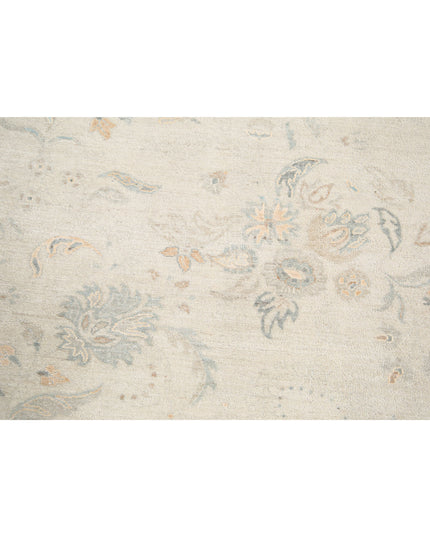 Artemix 11' 10" X 14' 5" Hand Knotted Wool & Silk Rug 11' 10" X 14' 5" (361 X 440) / Ivory / Wool & Silk