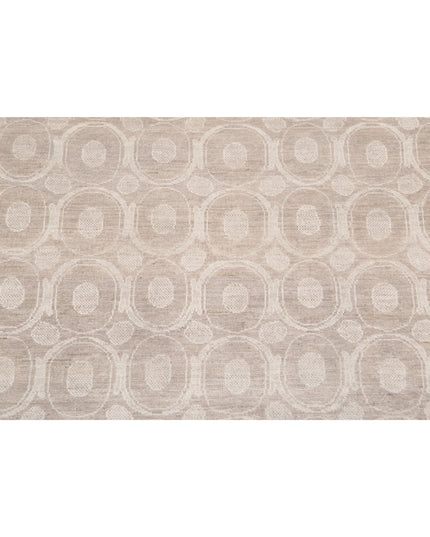 Artemix 3' 11" X 16' 0" Hand Knotted Wool & Silk Rug 3' 11" X 16' 0" (119 X 488) / Taupe / Wool & Silk