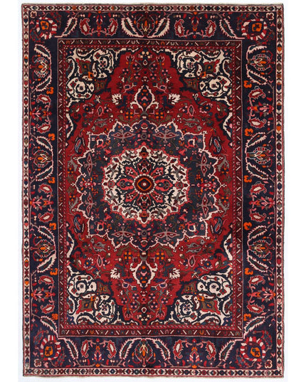 Bakhtiari 7' 0" X 10' 0" Hand Knotted Wool Rug 7' 0" X 10' 0" (213 X 305) / Red / Wool