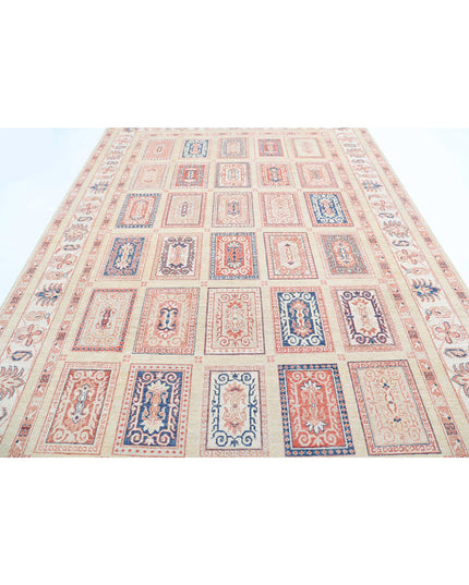 Bakhtiari 7' 11" X 11' 6" Hand Knotted Wool Rug 7' 11" X 11' 6" (241 X 351) / Gold / Wool