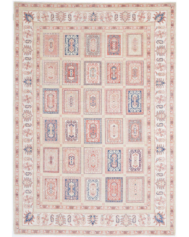 Bakhtiari 7' 11" X 11' 6" Hand Knotted Wool Rug 7' 11" X 11' 6" (241 X 351) / Gold / Wool