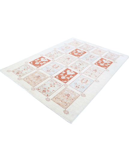 Bakhtiari 5' 5" X 7' 6" Hand Knotted Wool Rug 5' 5" X 7' 6" (165 X 229) / Ivory / Wool