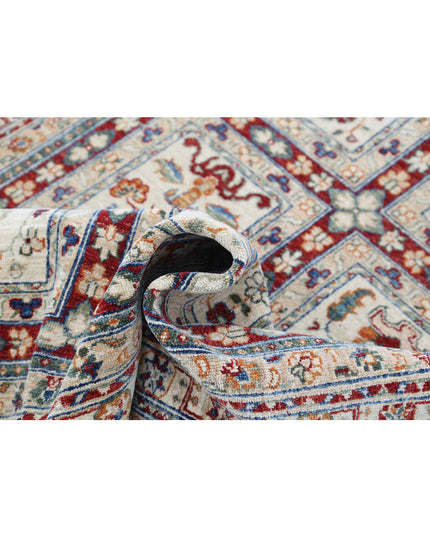 Bakhtiari 4' 6" X 6' 4" Hand Knotted Wool Rug 4' 6" X 6' 4" (137 X 193) / Red / Wool