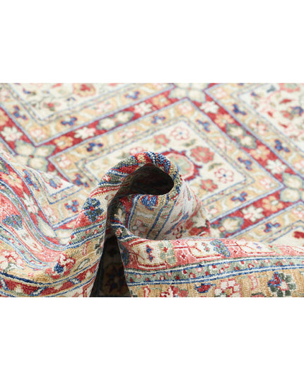 Bakhtiari 6' 10" X 9' 7" Hand Knotted Wool Rug 6' 10" X 9' 7" (208 X 292) / Ivory / Wool