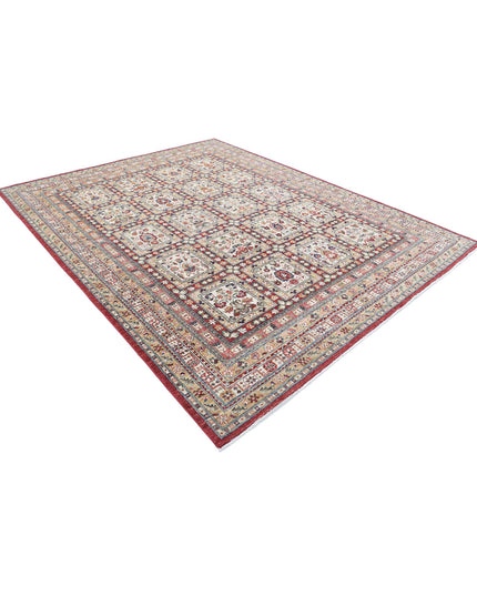 Bakhtiari 8' 0" X 10' 0" Hand Knotted Wool Rug 8' 0" X 10' 0" (244 X 305) / Red / Wool