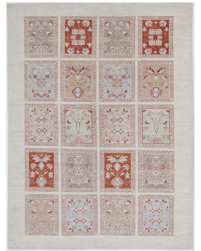 Bakhtiari 4' 9" X 6' 4" Hand Knotted Wool Rug 4' 9" X 6' 4" (145 X 193) / Ivory / Wool