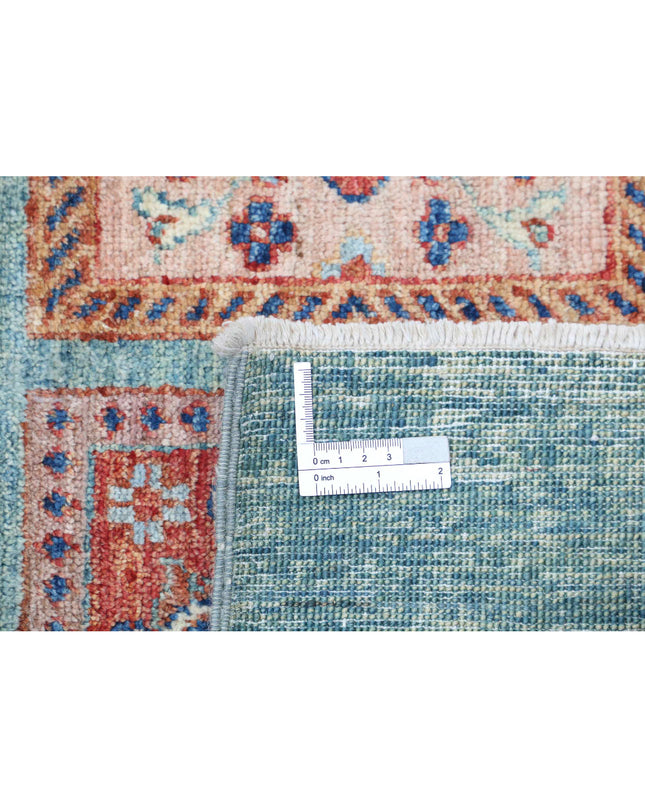 Bakhtiari 5' 7" X 7' 9" Hand Knotted Wool Rug 5' 7" X 7' 9" (170 X 236) / Blue / Wool