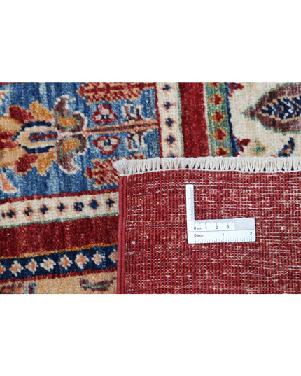 Bakhtiari 4' 9" X 6' 7" Hand Knotted Wool Rug 4' 9" X 6' 7" (145 X 201) / Red / Wool