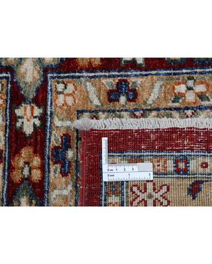 Bakhtiari 4' 11" X 6' 1" Hand Knotted Wool Rug 4' 11" X 6' 1" (150 X 185) / Red / Wool