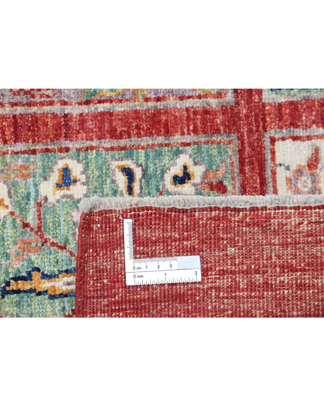 Bakhtiari 5' 7" X 8' 2" Hand Knotted Wool Rug 5' 7" X 8' 2" (170 X 249) / Red / Wool