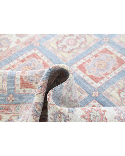 Bakhtiari 4' 0" X 5' 11" Hand Knotted Wool Rug 4' 0" X 5' 11" (122 X 180) / Grey / Wool