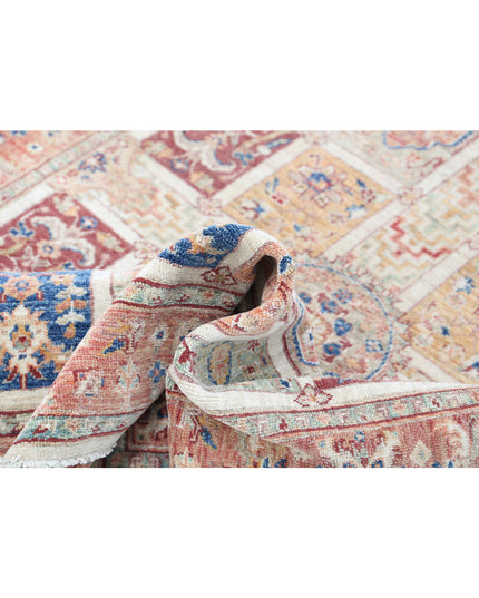 Bakhtiari 3' 10" X 5' 8" Hand Knotted Wool Rug 3' 10" X 5' 8" (117 X 173) / Ivory / Wool