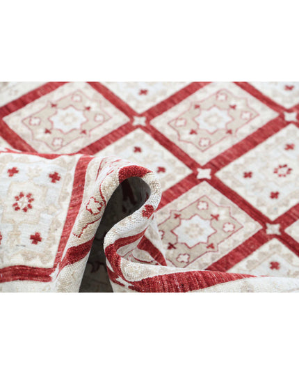 Bakhtiari 4' 0" X 6' 0" Hand Knotted Wool Rug 4' 0" X 6' 0" (122 X 183) / Red / Wool