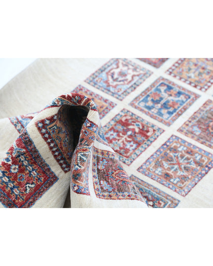 Bakhtiari 2' 7" X 8' 10" Hand Knotted Wool Rug 2' 7" X 8' 10" (79 X 269) / Ivory / Wool