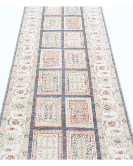 Bakhtiari 2' 7" X 8' 1" Hand Knotted Wool Rug 2' 7" X 8' 1" (79 X 246) / Grey / Wool