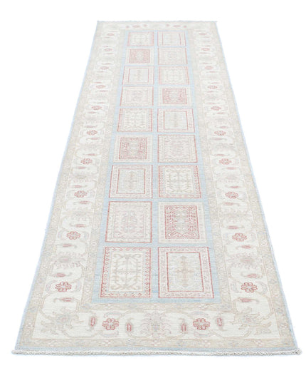 Bakhtiari 2' 7" X 9' 7" Hand Knotted Wool Rug 2' 7" X 9' 7" (79 X 292) / Blue / Wool