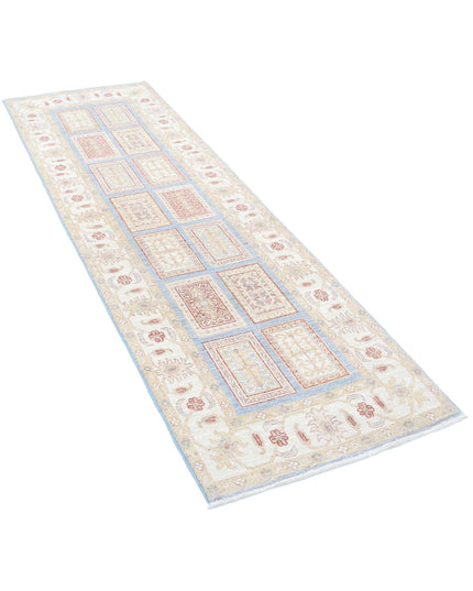 Bakhtiari 2' 7" X 8' 3" Hand Knotted Wool Rug 2' 7" X 8' 3" (79 X 251) / Blue / Wool