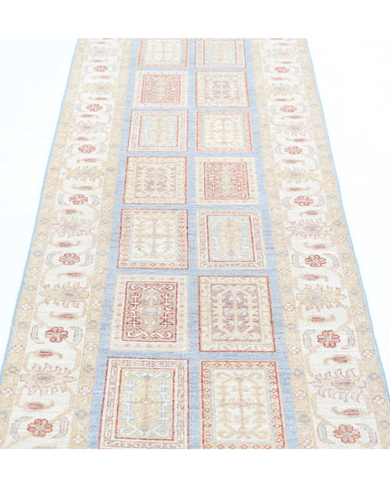 Bakhtiari 2' 7" X 8' 3" Hand Knotted Wool Rug 2' 7" X 8' 3" (79 X 251) / Blue / Wool